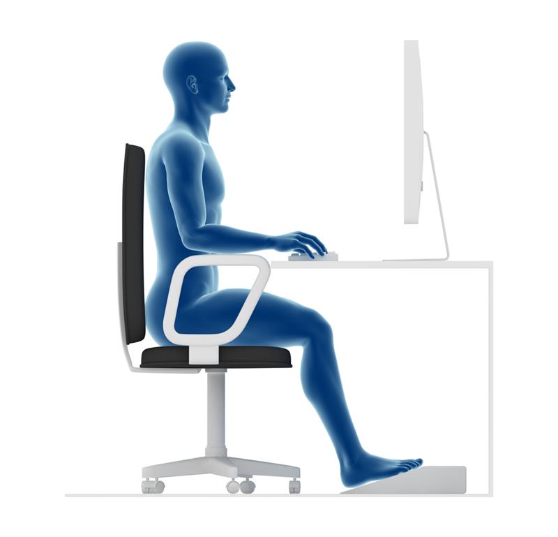 3D model person on the computer