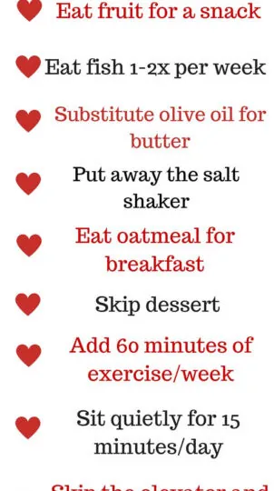 12 Changes You Can Make For Heart Health