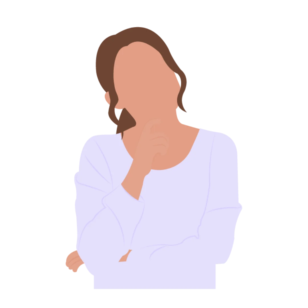 5 (1) illustration, woman thinking