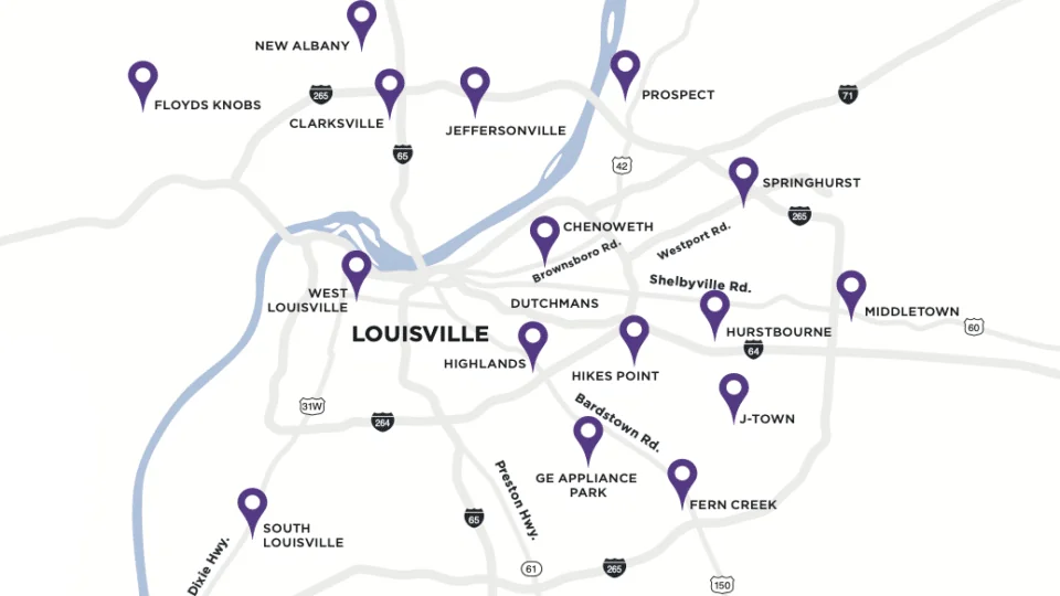 an image map of all the prorehab locations