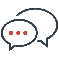 chat bubble icons